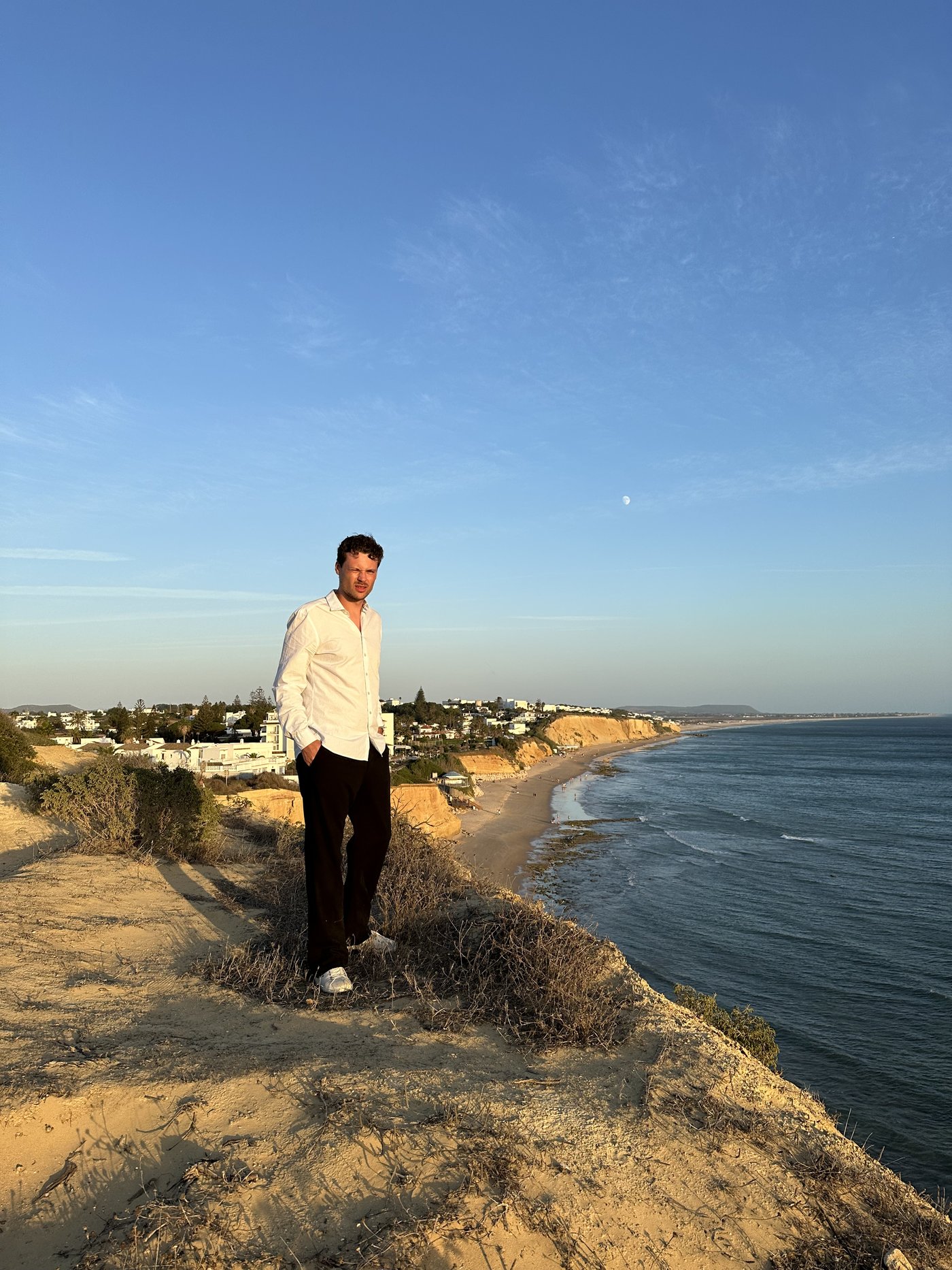 Rafael Zdunek am Meer